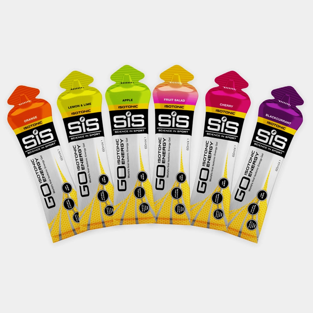 SIS GO Isotonic Energy Gel Mix – energigel til cykling og løb med isotonisk formel