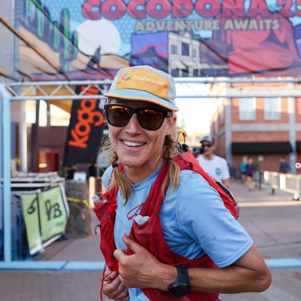 Løber med Tailwind Endurance Fuel Mandarin – energi og væskebalance i én blanding