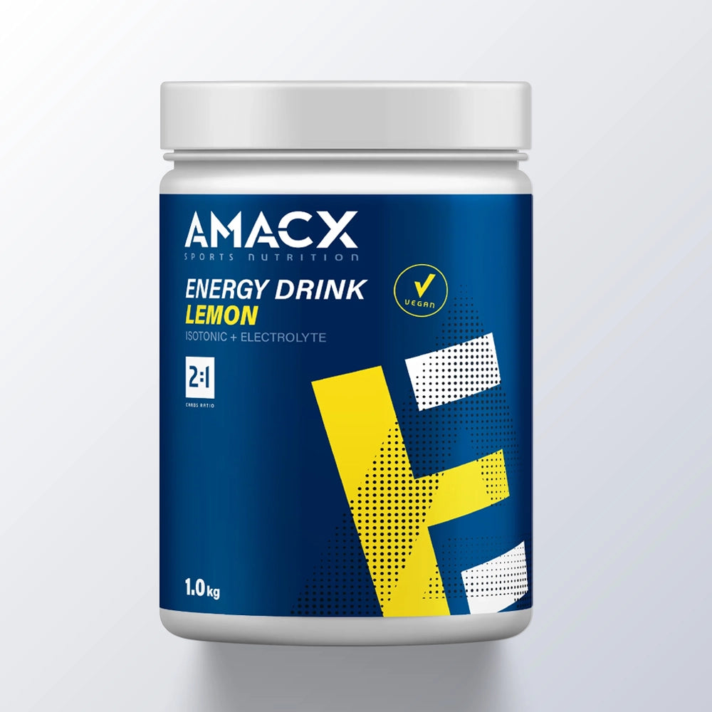 Amacx Energy Drink Lemon / 1 kg – hurtig energi til løb, cykling og triatlon