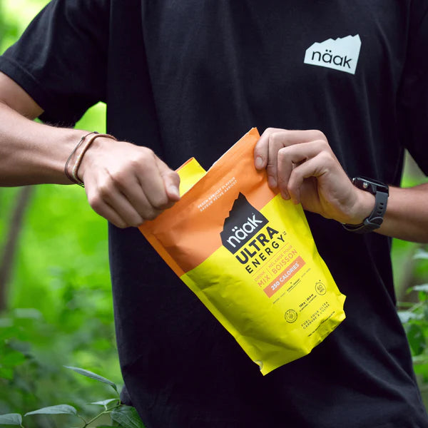 näak Ultra Energy Drink Mix Peach Apricot – pulver til langvarig energi