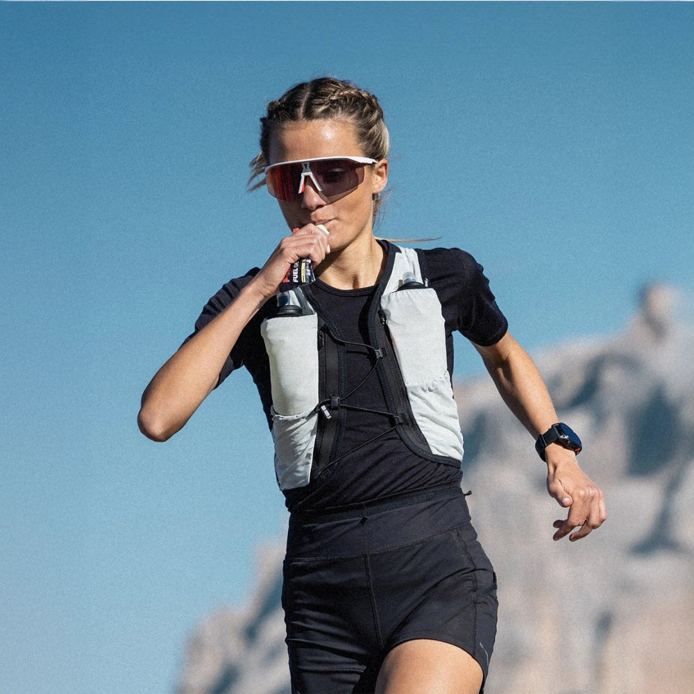 PowerBar PowerGel Strawberry Banana – sports gel med elektrolytter til konkurrence og træning