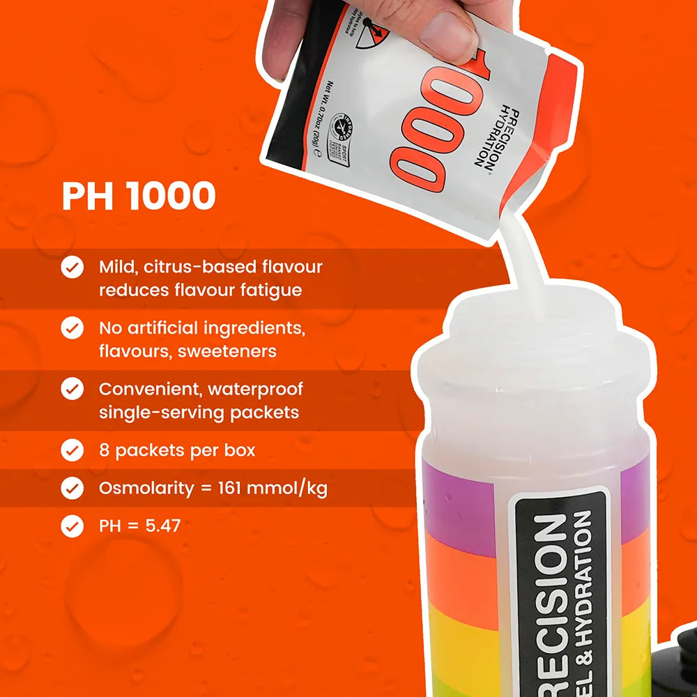 Precision Fuel PH 1000 Drink Mix 8 portioner – opløst drik i flaske