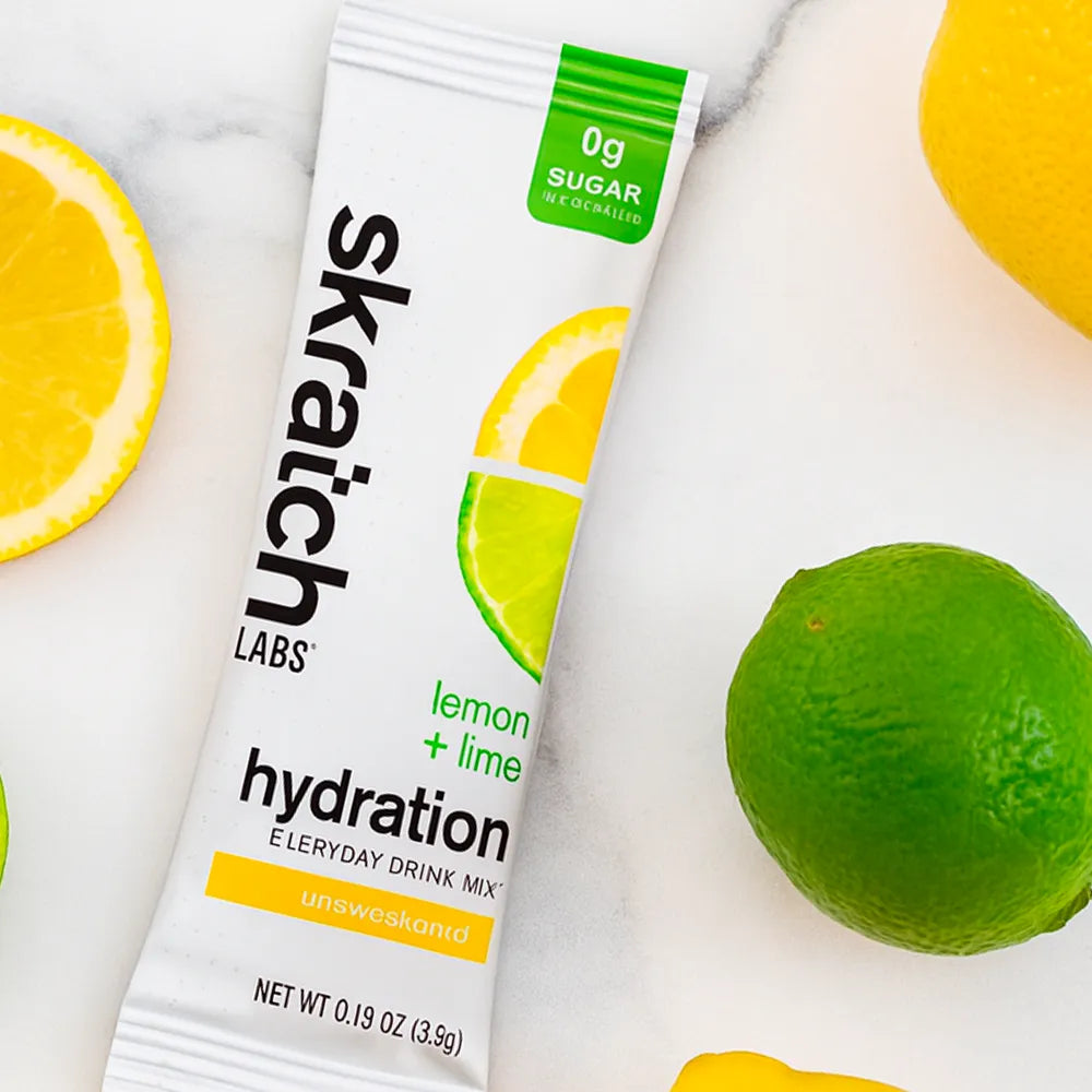 Skratch Labs Hydration Everyday Drink Mix Lemon Lime – sukkerfri elektrolyt drik