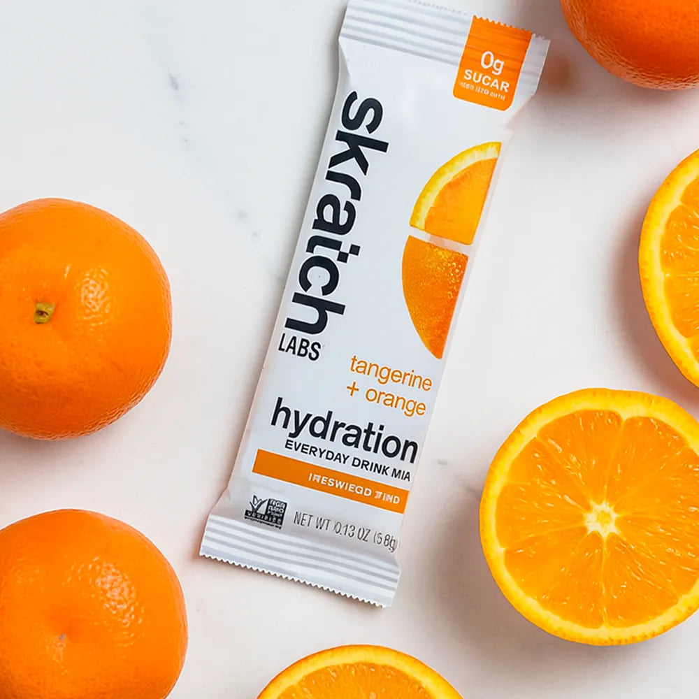 Skratch Labs Hydration Everyday Drink Mix Tangerine Orange – sukkerfri elektrolyt drik