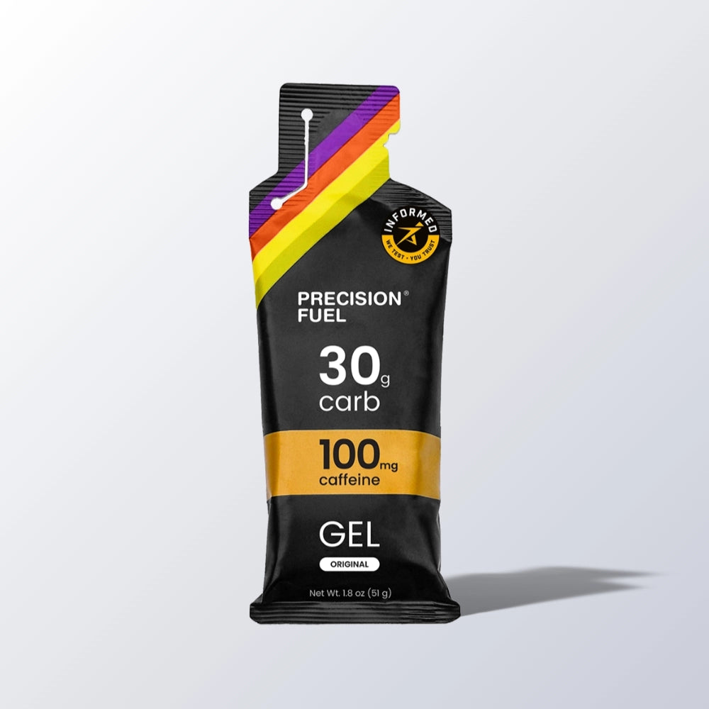 Precision Fuel 30 Caffeine Gel – energigel med 30 g kulhydrat og 100 mg koffein