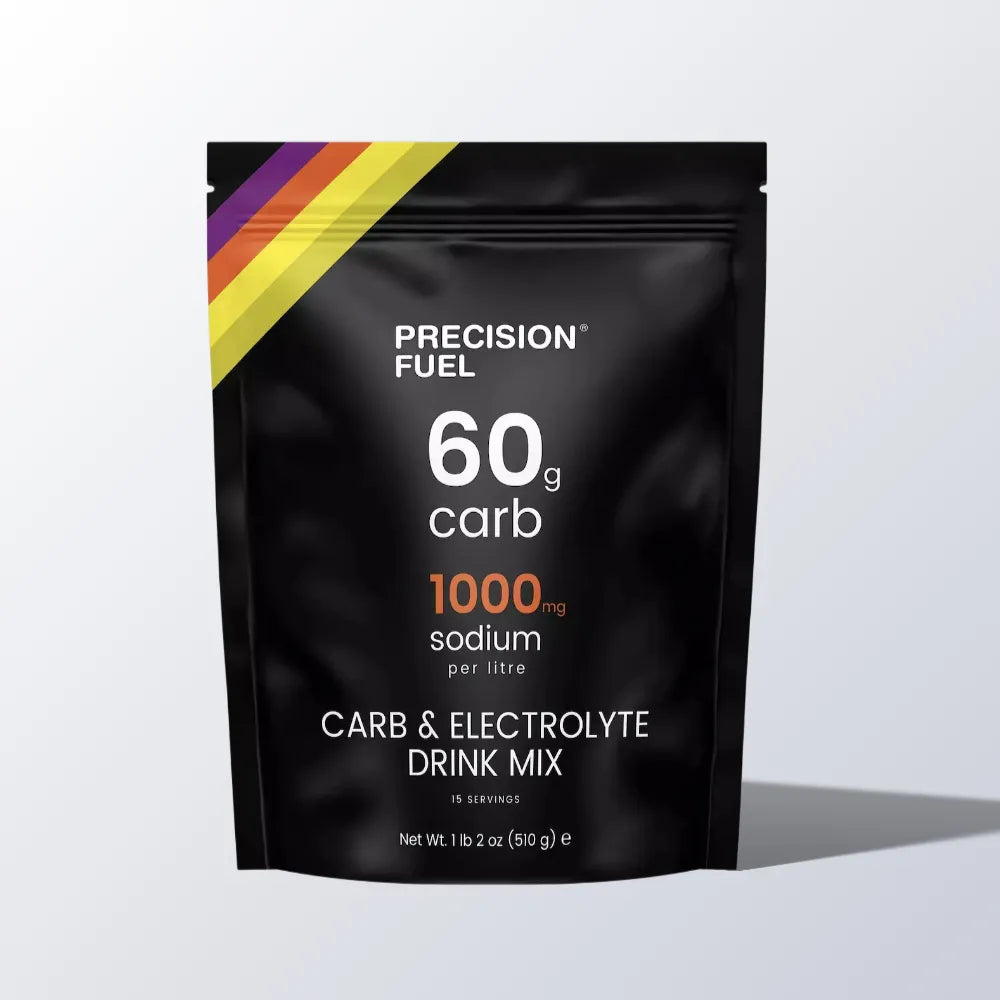 Precision Fuel Carb & Electrolyte Drink Mix – 60g kulhydrat og 1000mg natrium pr. liter til udholdenhedssport