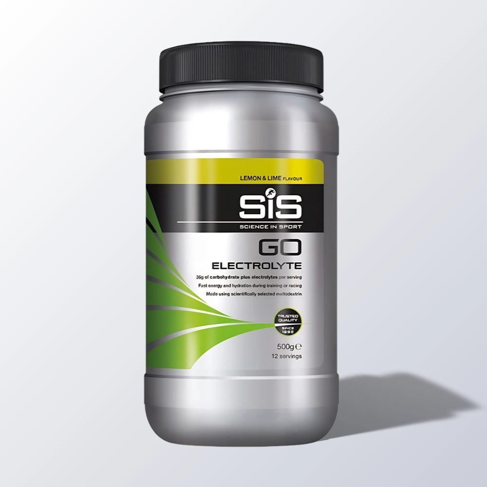 SiS GO Electrolyte Lemon + Lime 12 portioner produktbillede – kulhydrater og elektrolytter