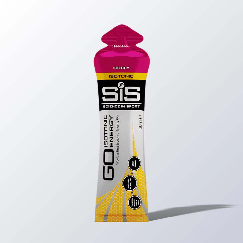 SiS GO Isotonic Energy Gel Cherry 1 portion produktbillede – 22 g kulhydrat