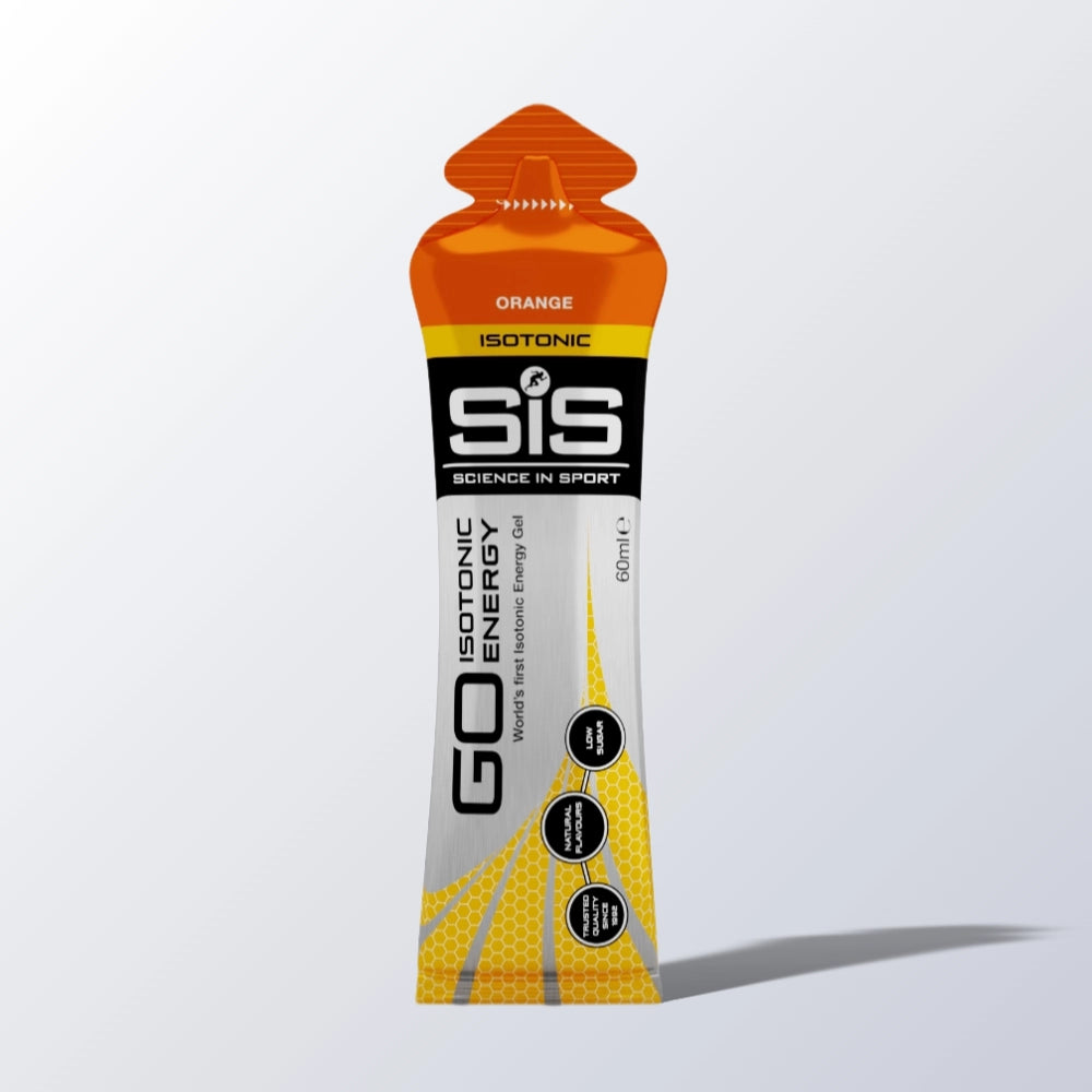 SiS GO Isotonic Energy Gel Orange 1 portion produktbillede – 22 g kulhydrat