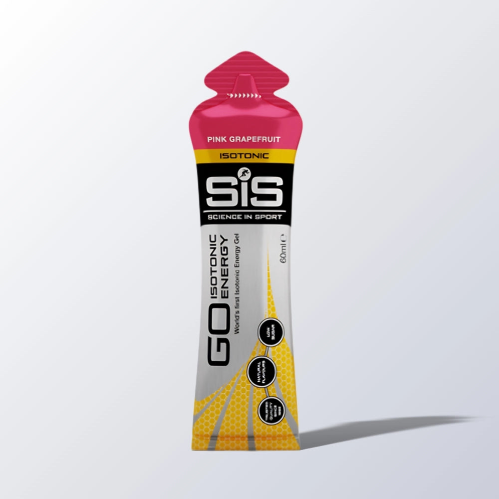 SiS GO Isotonic Energy Gel Pink Grapefruit 1 portion produktbillede – 22 g kulhydrat