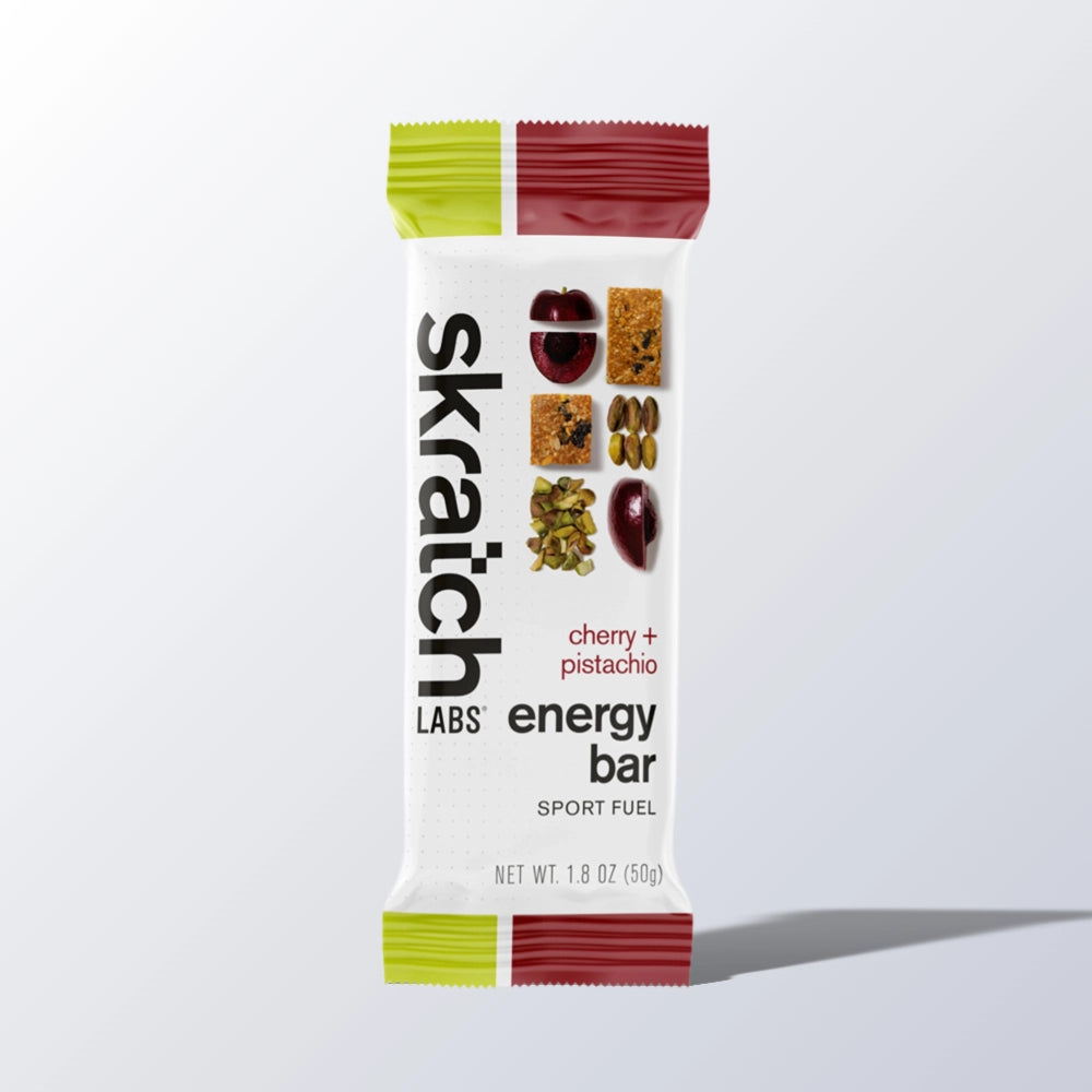 Skratch Sport Fuel Bar Cherry Pistachio 1 portion – produktfoto af energibar