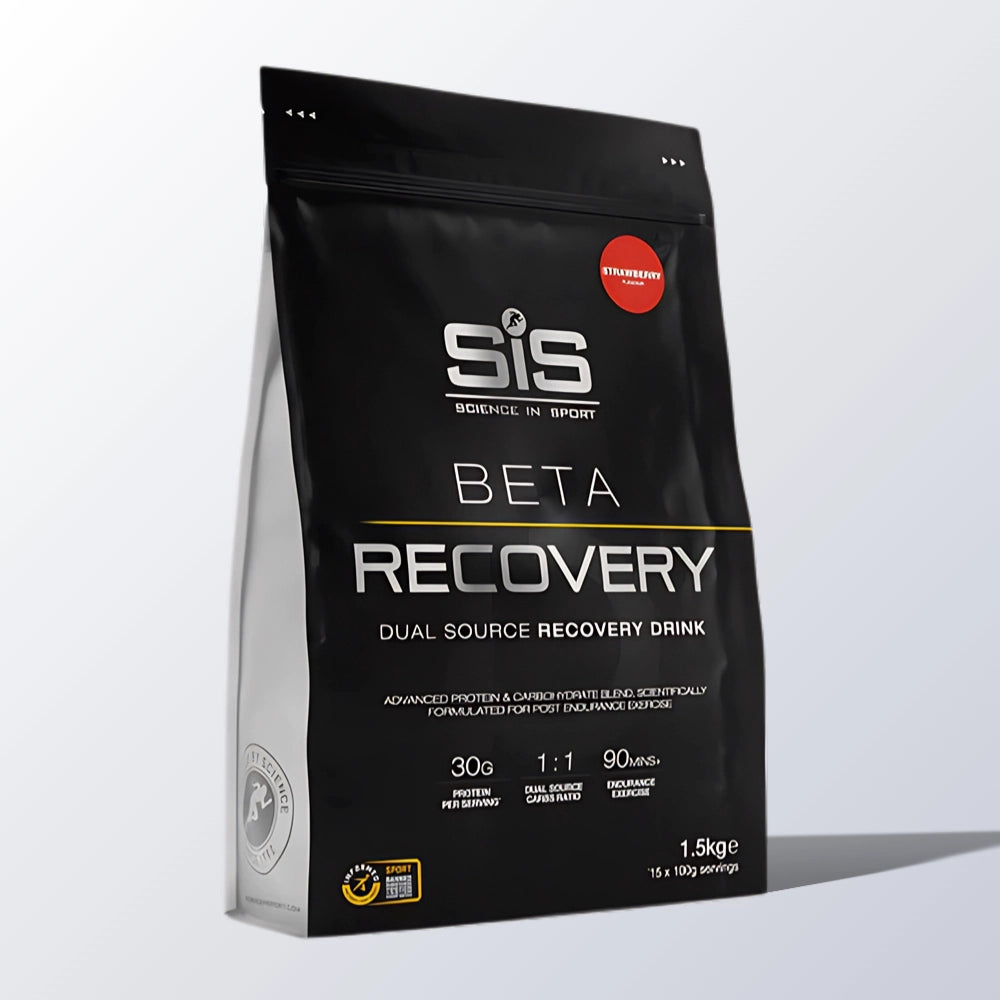 sis beta recovery strawberry 15 portioner produktbillede