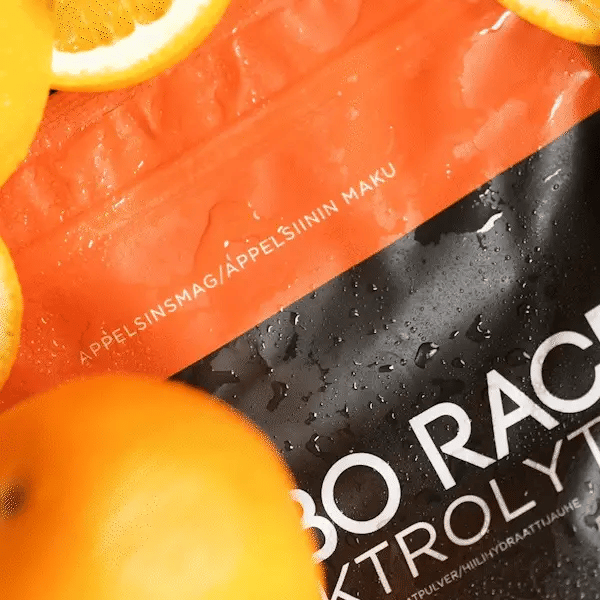 PurePower Carbo Race – Kulhydrat-elektrolyt drik med appelsinsmag