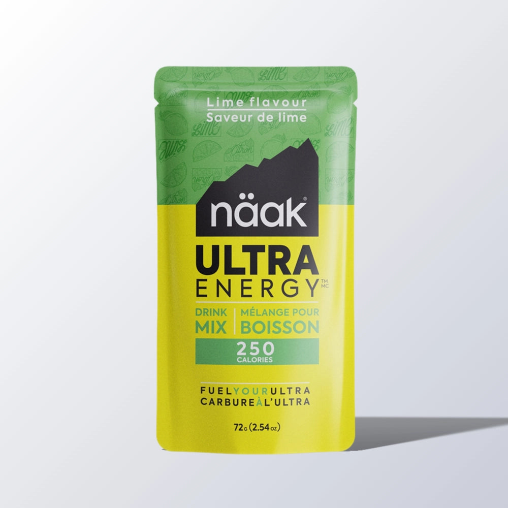 näak Ultra Energy Drink Mix Lime – energidrik med 55 g kulhydrat