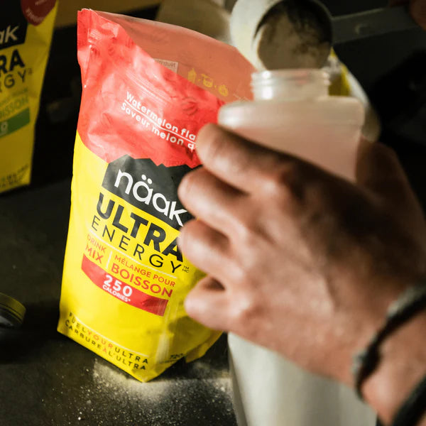 näak Ultra Energy Drink Mix – Vandmelon energidrik med kulhydrater & protein for optimal hydrering
