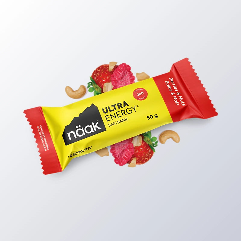 näak Ultra Energy Bar Berries + Nuts – energibar til træning og ultraløb
