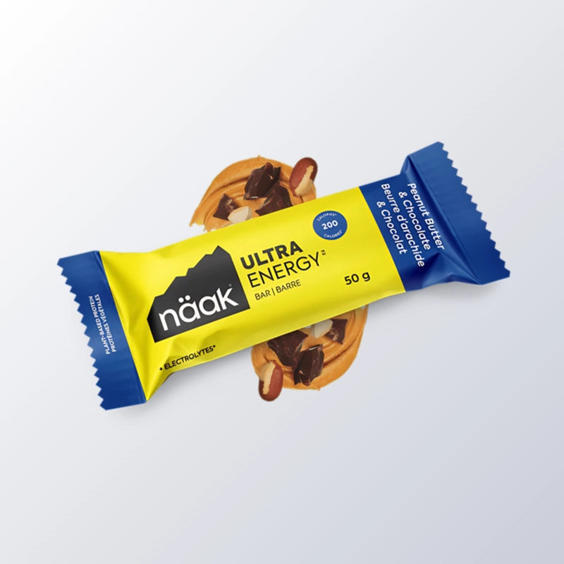 näak Ultra Energy Bar Peanut Butter + Chocolate – energibar til træning og udholdenhed