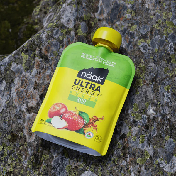 näak Ultra Energy Puree Apple + Maple Syrup – cremet energi til løb, cykling og triatlon