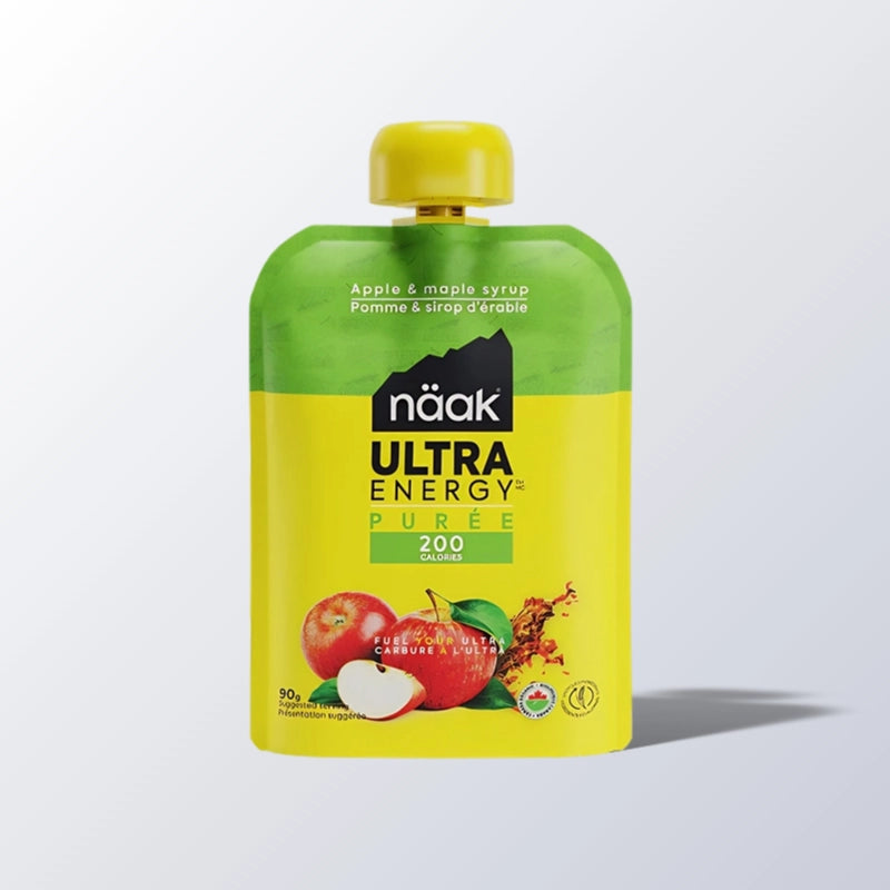näak Ultra Energy Puree Apple + Maple Syrup – energipuré til udholdenhedstræning