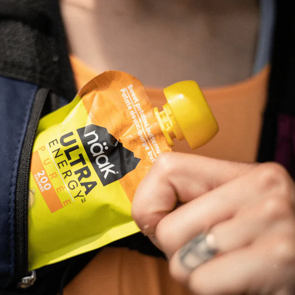 näak Ultra Energy Puree Sweet Potatoes Butternut Squash – 26 g kulhydrat og 5 g protein pr. portion