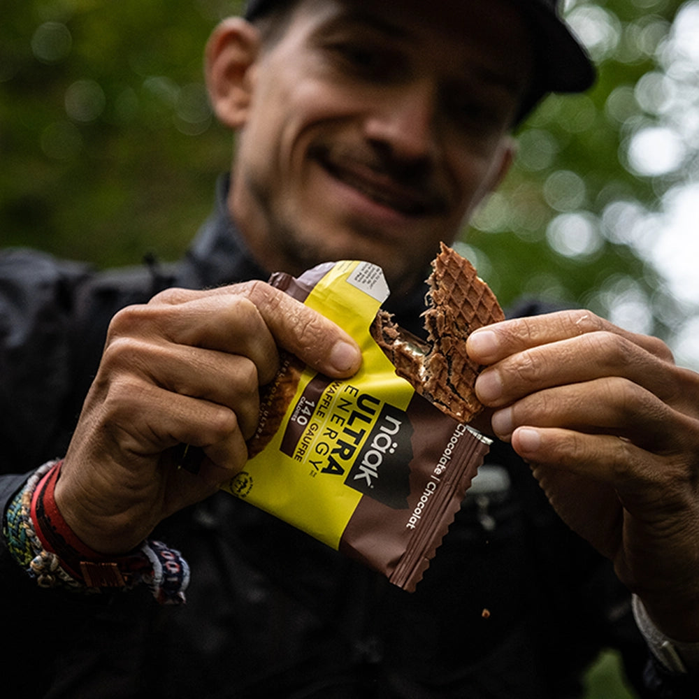 näak Waffle Chocolate 1 portion – praktisk energi til træning og konkurrence