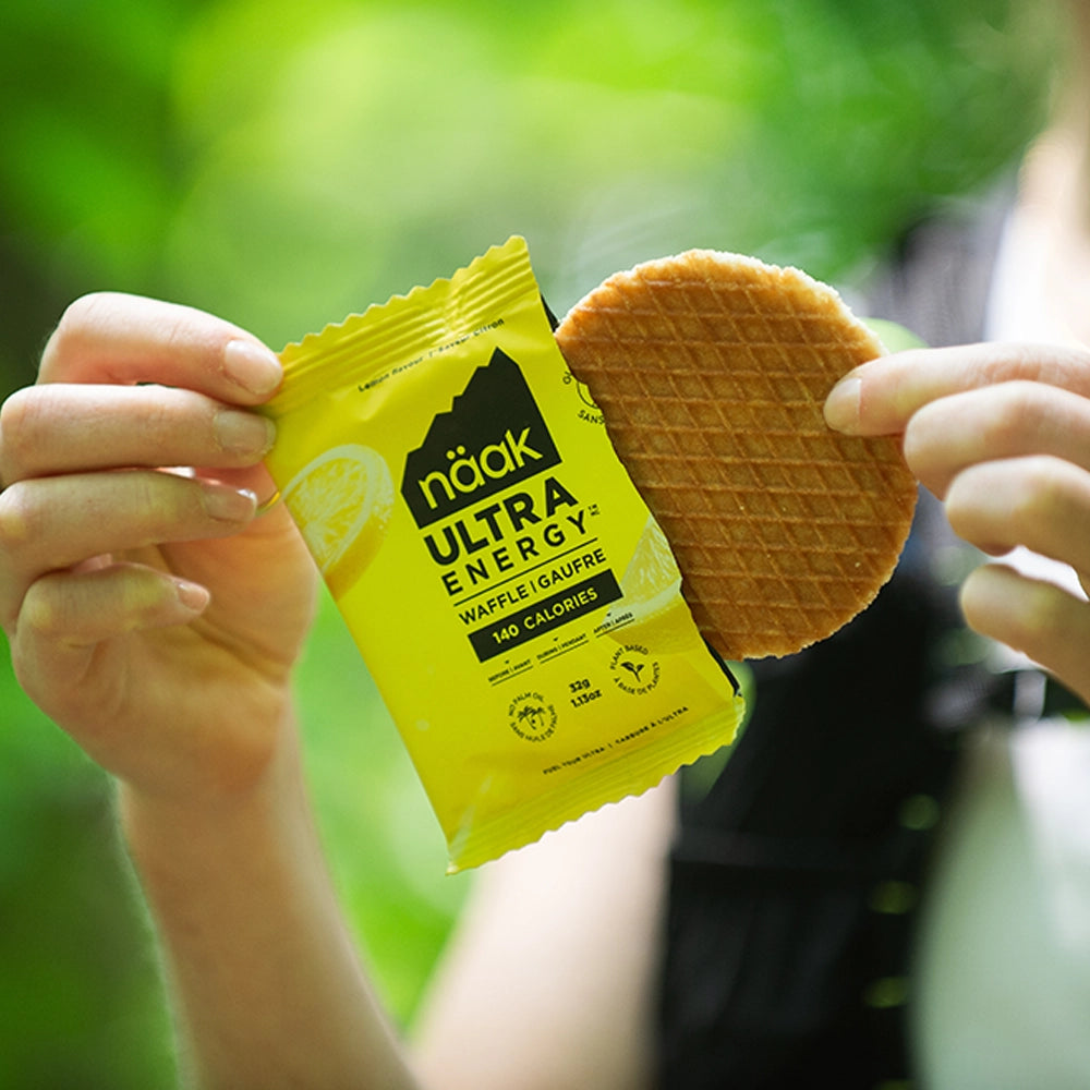 näak Waffle Lemon 1 portion – praktisk energi til træning og konkurrence