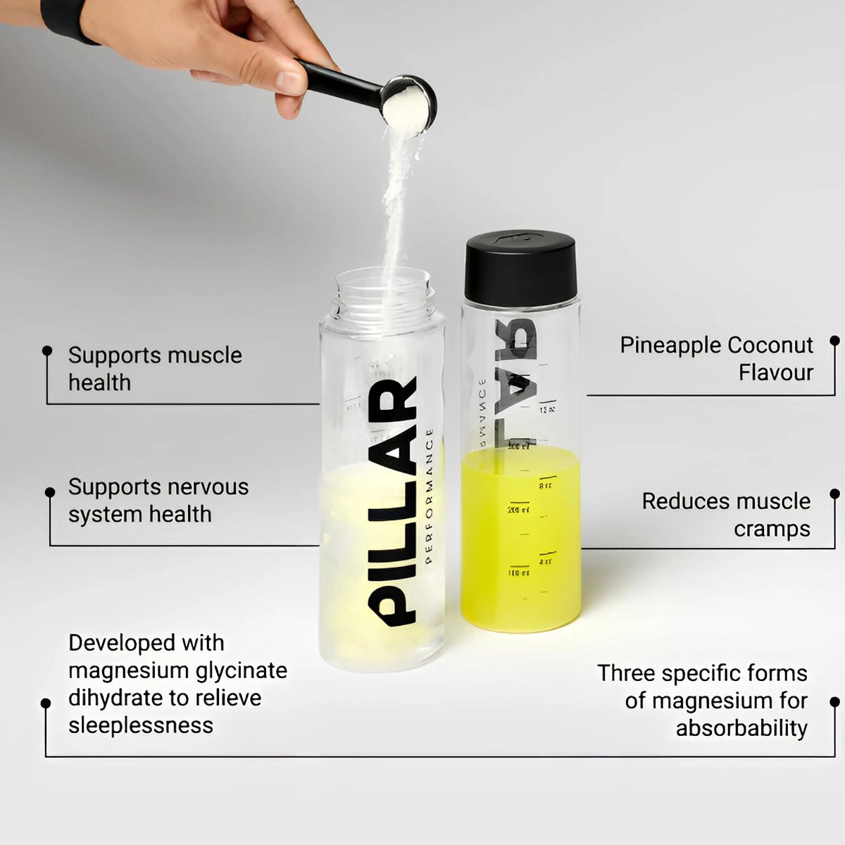 Pillar Performance Triple Magnesium | Pineapple & Coconut / 40 portioner