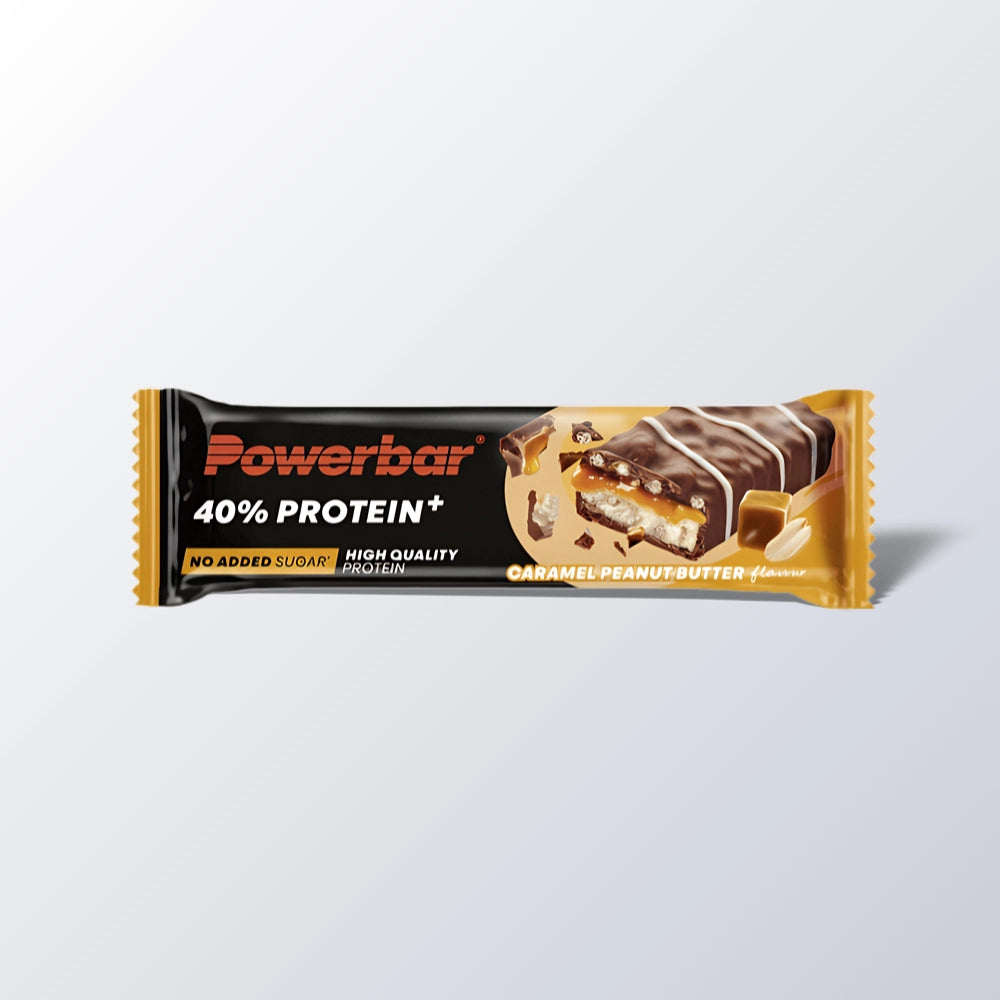 powerbar 40 protein crisp bar caramel peanut butter 1 portion produktbillede