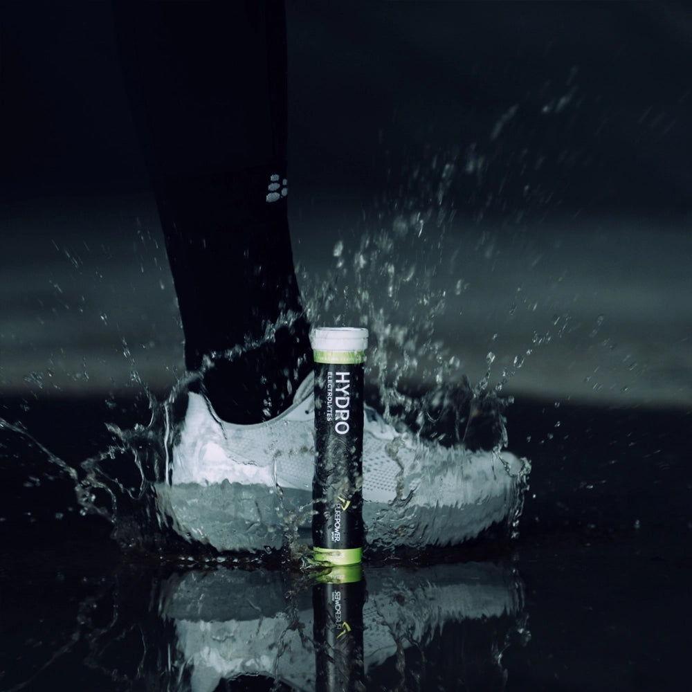 Løber holder PurePower Hydro Citron/Lime som en del af sin hydrering