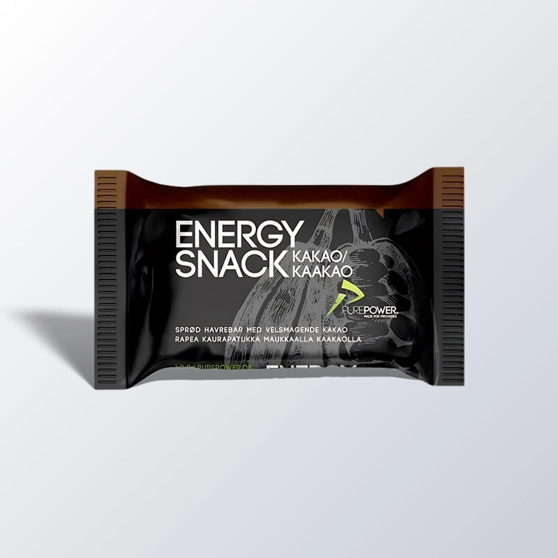 PurePower Energy Snack Kakao | 40% havre & hurtig energi