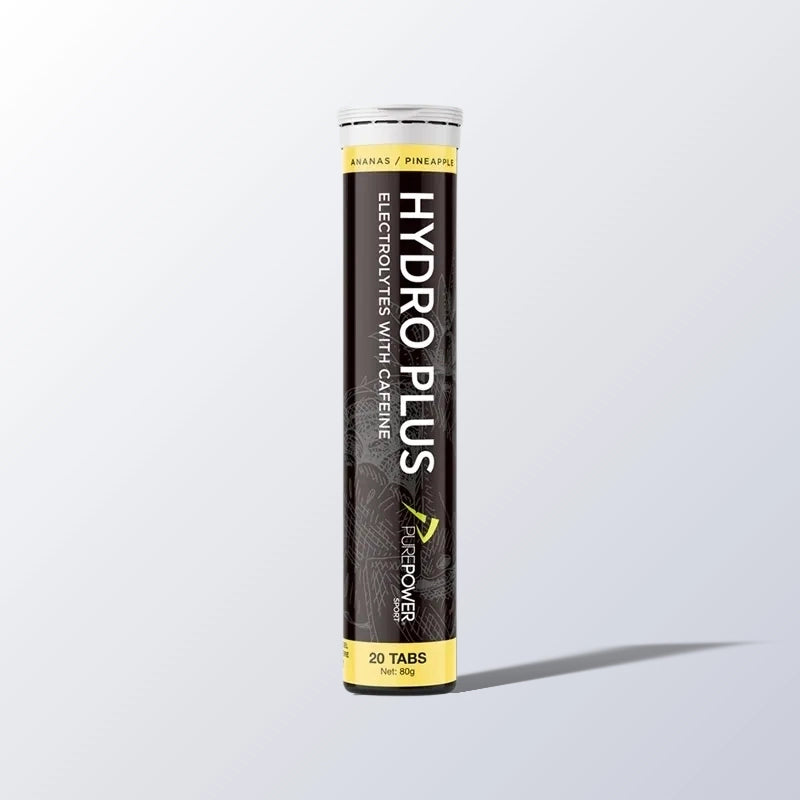PurePower Hydro Plus Ananas | Brusetabletter med elektrolytter & koffein