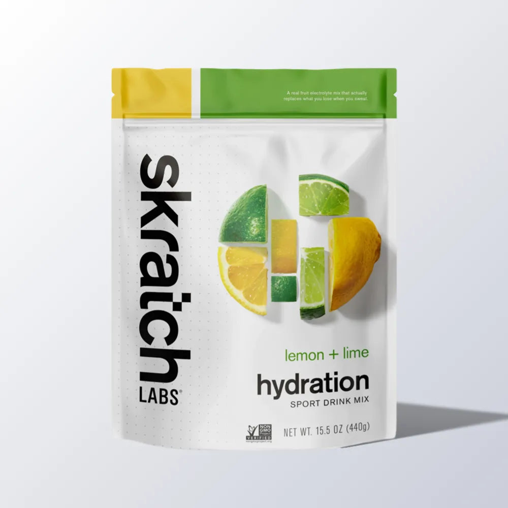 Skratch Labs Hydration Sport Drink Mix Lemon Lime 20 portioner – emballage