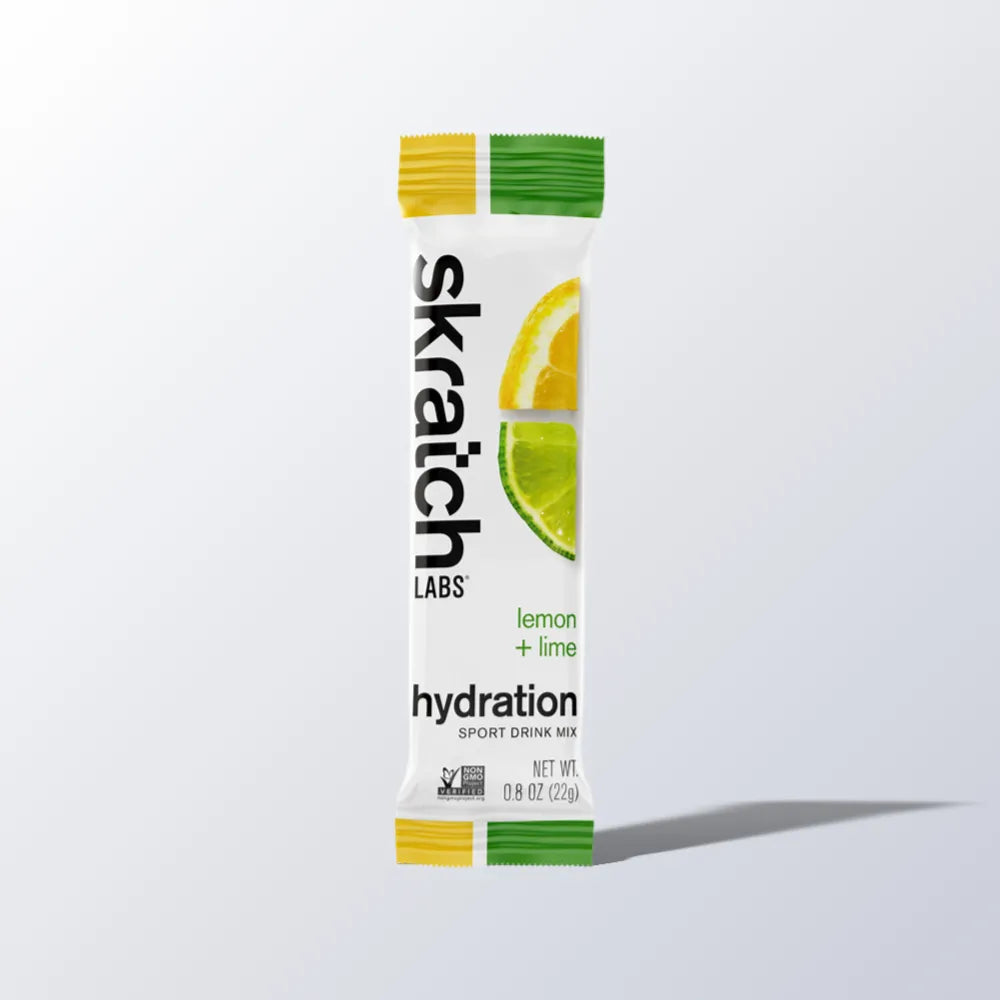 Skratch Labs Hydration Sport Drink Mix Lemon Lime 1 portion – emballage