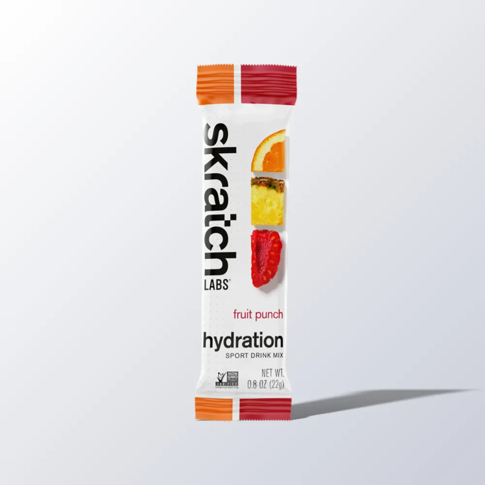 Skratch Labs Hydration Sport Drink Mix Fruit Punch 1 portion – emballage