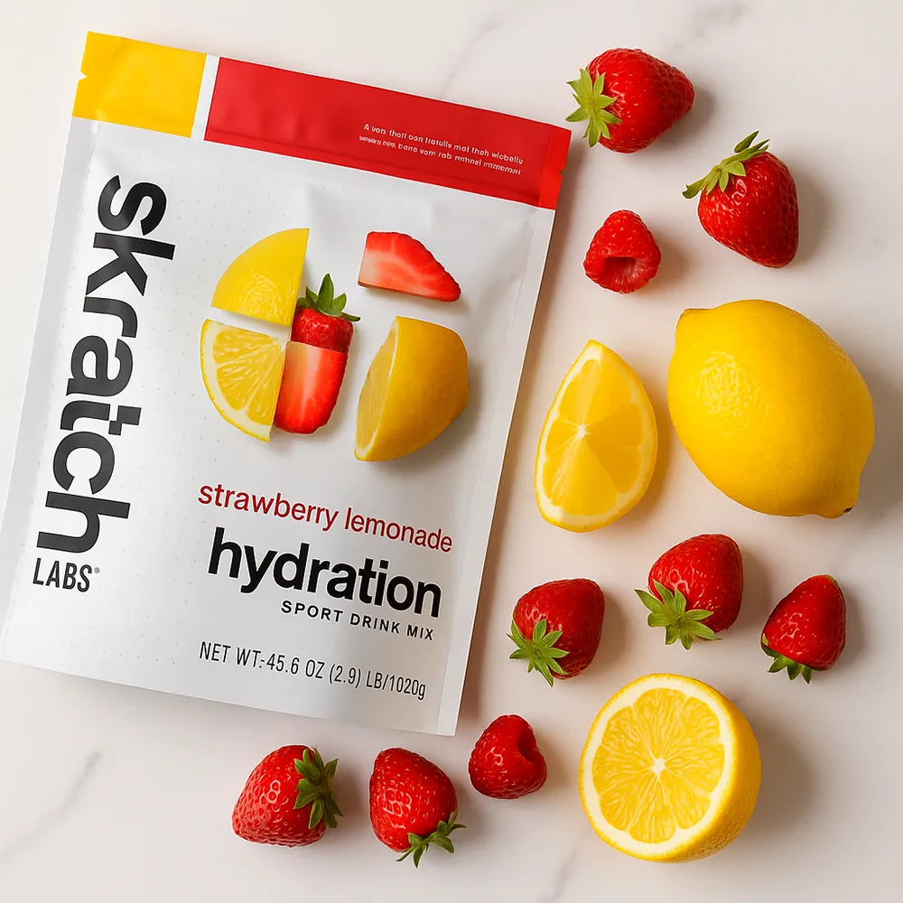 Skratch Labs Hydration Sport Drink Mix Strawberry Lemonade – sportsdrik med elektrolytter