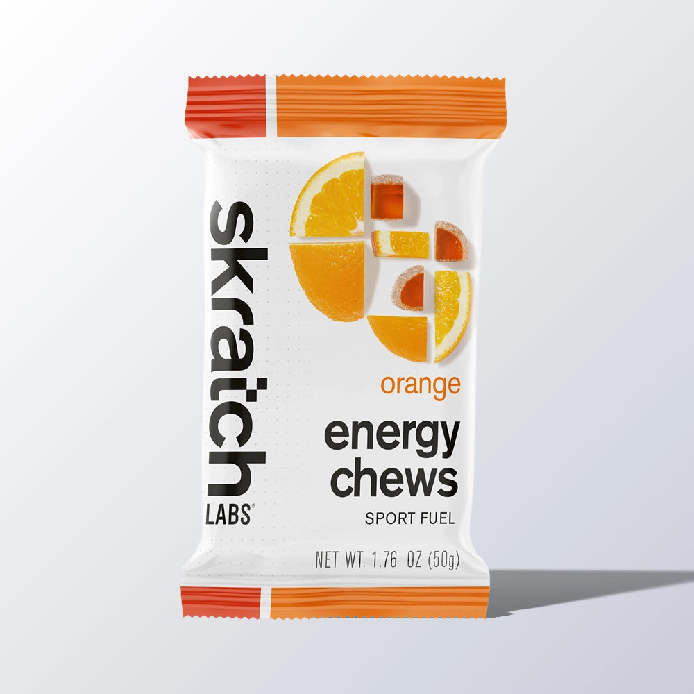 Skratch Labs Energy Chews Orange 1 portion – emballage