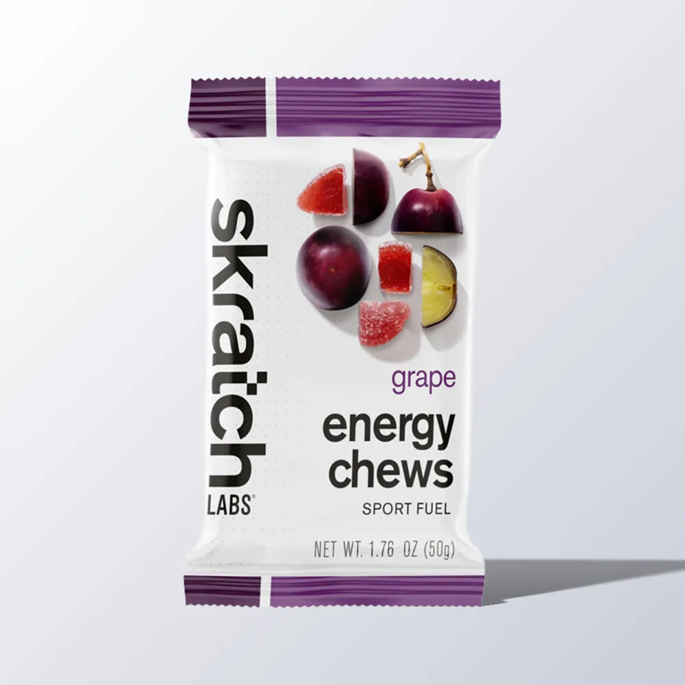 Skratch Labs Energy Chews Grape 1 portion – emballage