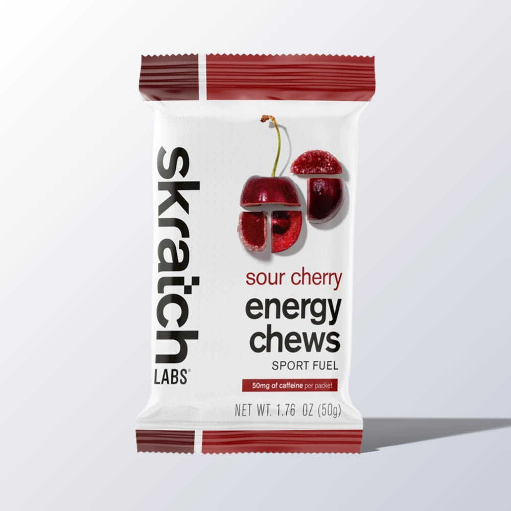 Skratch Labs Energy Chews Sour Cherry 1 portion – emballage