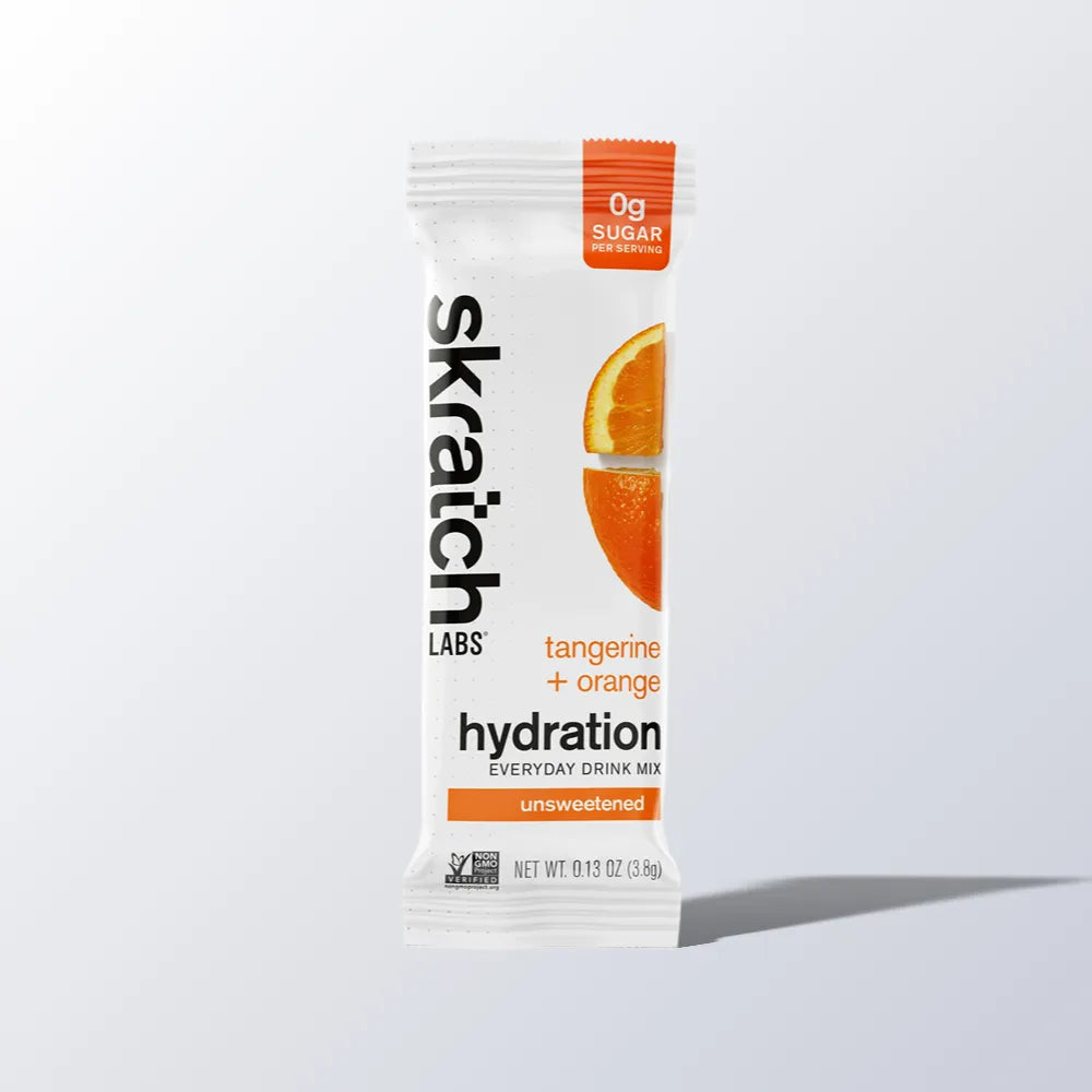 Skratch Labs Hydration Everyday Drink Mix Tangerine Orange 1 portion – emballage