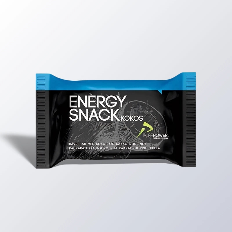 PurePower Energy Snack Kokos | Kokos-snack med 34 g kulhydrat